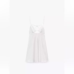 Zara Satin Cut Out Dress